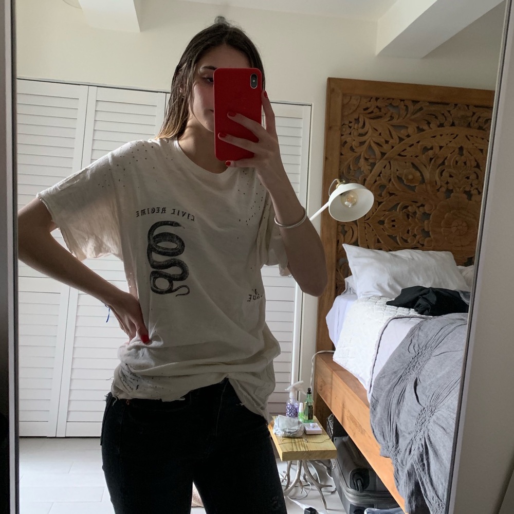 Civil Regime Distressed T shirt